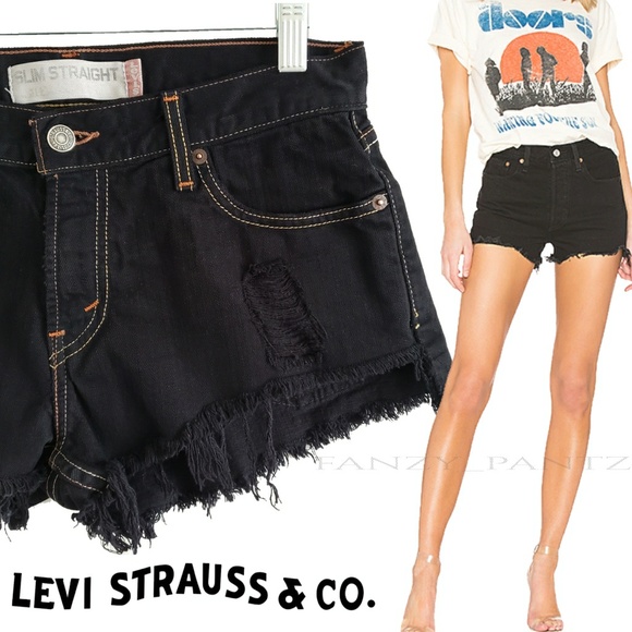 Levi's Pants - Levi's denim cut off jean shorts distressed